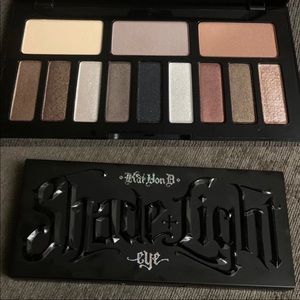 Kat Von D shade & light shimmer eyeshadows